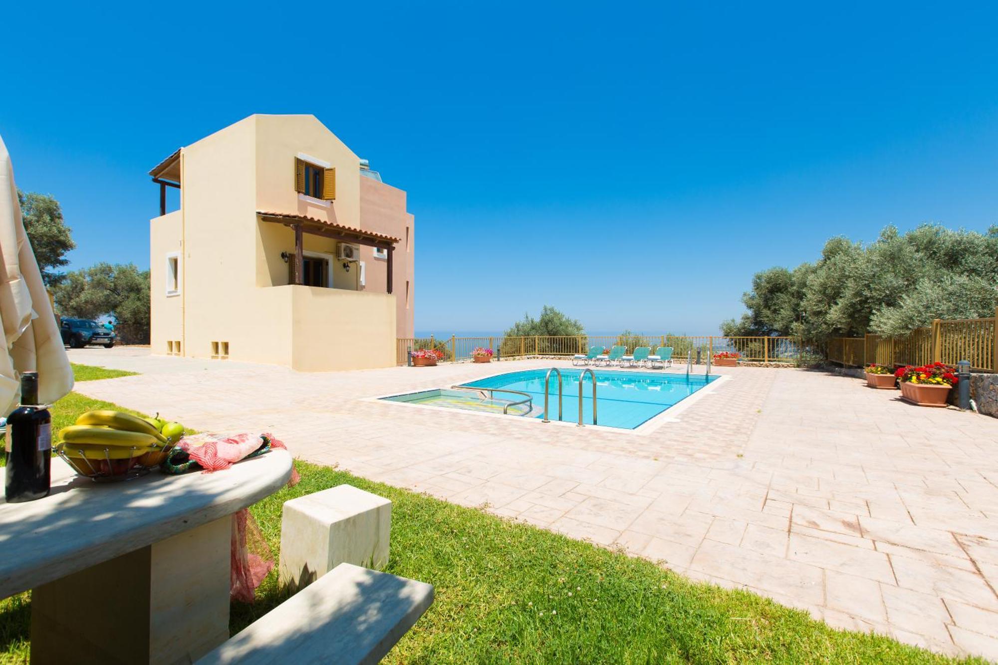 Maroulas Villas Ioanna & Stavros, Private Pools, Bbq & Seaview, By Thinkvilla Exterior foto